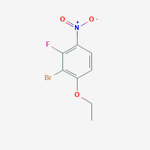 1-Bromo-6-ethoxy-2-fluoro-3-nitrobenzene