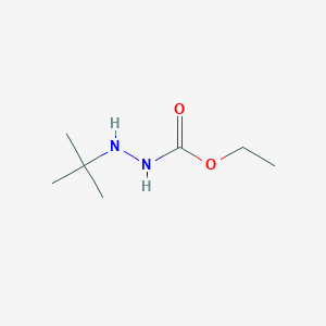 molecular formula C7H16N2O2 B14496503 ethyl N-(tert-butylamino)carbamate CAS No. 64739-41-9