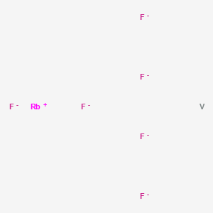 molecular formula F6RbV-5 B14496527 Rubidium(1+);vanadium;hexafluoride CAS No. 63774-72-1