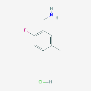 molecular formula C8H11ClFN B1449661 2-Fluoro-5-methylbenzylamine hydrochloride CAS No. 1214341-09-9