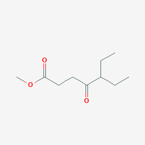 molecular formula C10H18O3 B14496619 Methyl 5-ethyl-4-oxoheptanoate CAS No. 65213-30-1