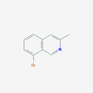 molecular formula C10H8BrN B1449664 8-Bromo-3-methylisoquinoline CAS No. 1416713-03-5