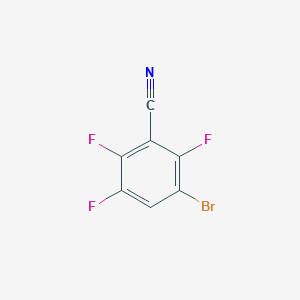 molecular formula C7HBrF3N B1449665 3-Bromo-2,5,6-trifluorobenzonitrile CAS No. 485318-78-3
