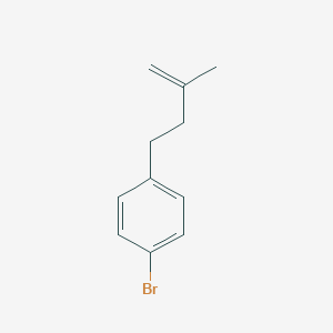 molecular formula C11H13Br B144967 4-(4-Bromophenyl)-2-methyl-1-butene CAS No. 138624-01-8