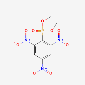 molecular formula C8H8N3O9P B14496716 Dimethyl (2,4,6-trinitrophenyl)phosphonate CAS No. 65299-83-4