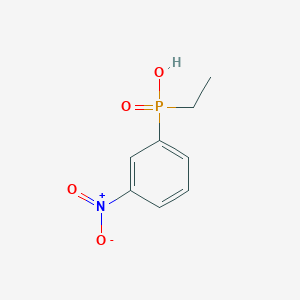molecular formula C8H10NO4P B14496718 Ethyl(3-nitrophenyl)phosphinic acid CAS No. 63899-05-8