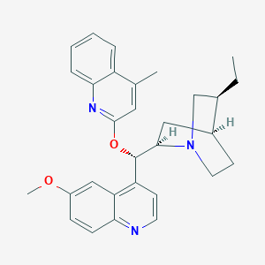 molecular formula C30H33N3O2 B144968 Hydroquinidine 4-methyl-2-quinolyl ether CAS No. 135042-89-6