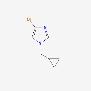 molecular formula C7H9BrN2 B1449683 4-Bromo-1-cyclopropylmethyl-1H-imidazole CAS No. 1788106-22-8