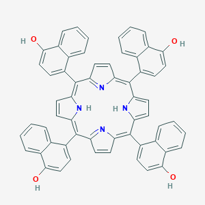 B144969 4-Hydroxy-1-naphthylporphyrin CAS No. 128890-04-0