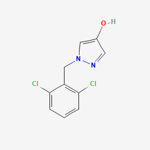 molecular formula C10H8Cl2N2O B1449691 1-(2,6-Dichlorobenzyl)-1H-pyrazol-4-ol CAS No. 1593419-05-6