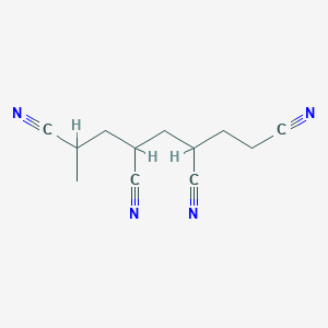 molecular formula C12H14N4 B14496964 Octane-1,3,5,7-tetracarbonitrile CAS No. 64918-23-6