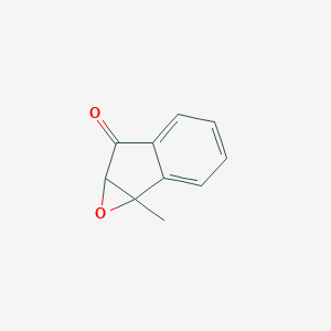 molecular formula C10H8O2 B14496969 1a-Methyl-1a,6a-dihydro-6H-indeno[1,2-b]oxiren-6-one CAS No. 62985-78-8
