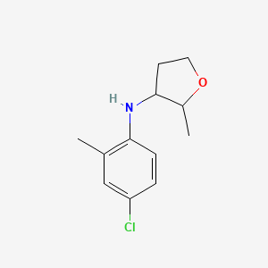 N-(4-chloro-2-methylphenyl)-2-methyloxolan-3-amine