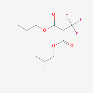 molecular formula C12H19F3O4 B14496996 Bis(2-methylpropyl) (trifluoromethyl)propanedioate CAS No. 62935-32-4