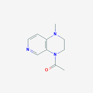 1-(1-Methyl-2,3-dihydropyrido[3,4-b]pyrazin-4(1H)-yl)ethan-1-one