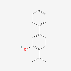 molecular formula C15H16O B14497116 3-Biphenylol, 4-isopropyl- CAS No. 63905-63-5