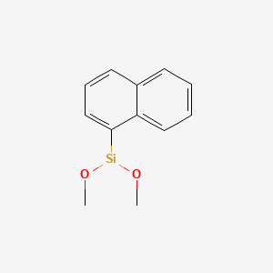 molecular formula C12H13O2Si B14497203 Dimethoxy(naphthalen-1-yl)silyl CAS No. 63451-92-3