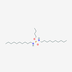 molecular formula C24H53N2O2P B14497219 Butyl N,N'-didecylphosphorodiamidate CAS No. 65289-18-1