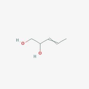 molecular formula C5H10O2 B14497281 Pent-3-ene-1,2-diol CAS No. 62946-61-6