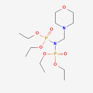 molecular formula C13H30N2O7P2 B14497347 Tetraethyl [(morpholin-4-yl)methyl]imidodiphosphate CAS No. 63044-86-0
