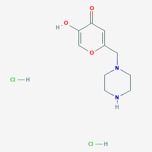 5-hydroxy-2-(piperazin-1-ylmethyl)-4H-pyran-4-one dihydrochloride