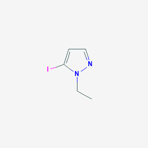 molecular formula C5H7IN2 B1449747 1-Ethyl-5-iodopyrazole CAS No. 1392274-29-1