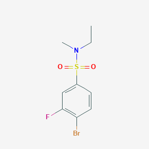 4-Bromo-N-ethyl-3-fluoro-N-methylbenzene-1-sulfonamide