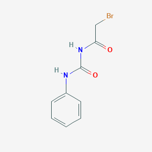 molecular formula C9H9BrN2O2 B14497480 2-Bromo-N-(phenylcarbamoyl)acetamide CAS No. 62879-76-9