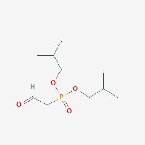 molecular formula C10H21O4P B14497481 Bis(2-methylpropyl) (2-oxoethyl)phosphonate CAS No. 63620-95-1