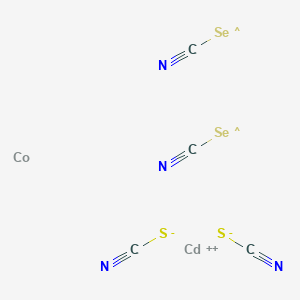 molecular formula C4CdCoN4S2Se2 B14497581 Pubchem_71380143 CAS No. 64294-57-1