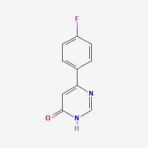 molecular formula C10H7FN2O B1449761 6-(4-Fluorophenyl)pyrimidin-4-ol CAS No. 85979-57-3