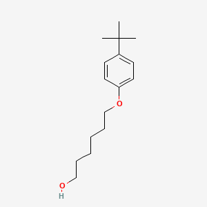 molecular formula C16H26O2 B14497674 6-(4-Tert-butylphenoxy)hexan-1-OL CAS No. 64673-25-2