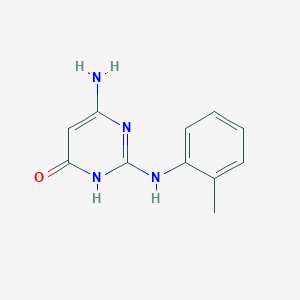 6-amino-2-[(2-methylphenyl)amino]pyrimidin-4(3H)-one