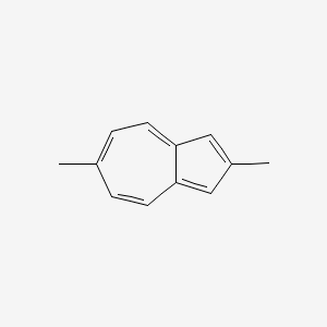 molecular formula C12H12 B14497735 2,6-Dimethylazulene CAS No. 63264-58-4