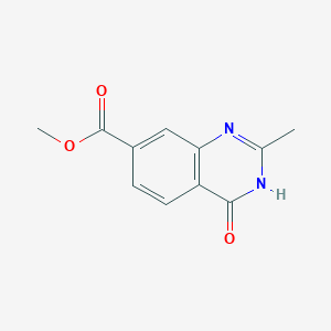 Methyl 2-methyl-4-oxo-3,4-dihydroquinazoline-7-carboxylate