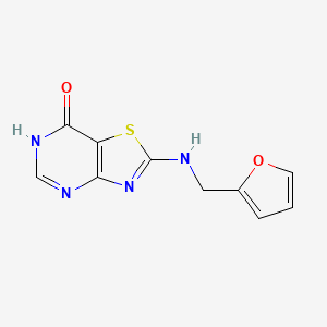 2-[(furan-2-ylmethyl)amino]-6H,7H-[1,3]thiazolo[4,5-d]pyrimidin-7-one