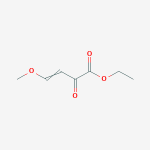 molecular formula C7H10O4 B14497766 Ethyl 4-methoxy-2-oxobut-3-enoate CAS No. 65260-60-8
