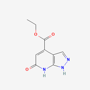ethyl 6-hydroxy-1H-pyrazolo[3,4-b]pyridine-4-carboxylate