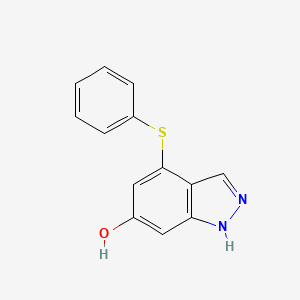 6-Hydroxy-4-phenylthioindazole
