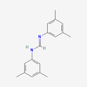 molecular formula C17H20N2 B14497912 Methanimidamide, N,N'-bis(3,5-dimethylphenyl)- CAS No. 64107-05-7