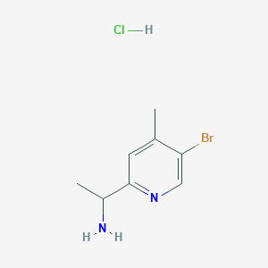 1-(5-Bromo-4-methylpyridin-2-yl)ethan-1-amine hydrochloride
