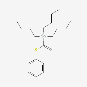 molecular formula C20H34SSn B14497953 Stannane, tributyl[1-(phenylthio)ethenyl]- CAS No. 64806-52-6