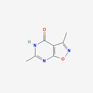 molecular formula C7H7N3O2 B1449797 3,6-Dimethylisoxazolo[5,4-d]pyrimidin-4(5H)-one CAS No. 35258-88-9