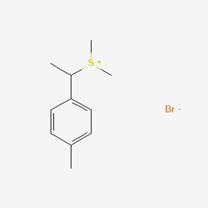 molecular formula C11H17BrS B14497989 Dimethyl[1-(4-methylphenyl)ethyl]sulfanium bromide CAS No. 65130-40-7