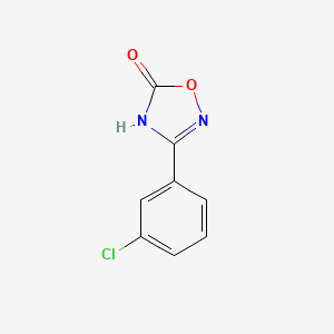 molecular formula C8H5ClN2O2 B1449801 3-(3-Chlorophenyl)-1,2,4-oxadiazol-5-ol CAS No. 20107-66-8