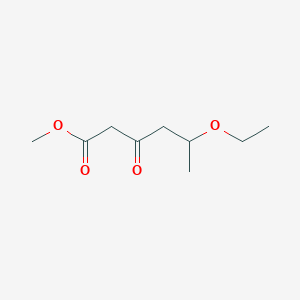 molecular formula C9H16O4 B14498010 Methyl 5-ethoxy-3-oxohexanoate CAS No. 63364-51-2