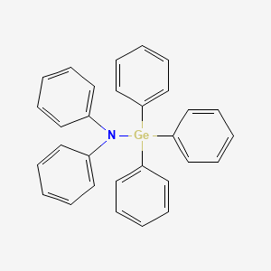 molecular formula C30H25GeN B14498040 N,N,1,1,1-Pentaphenylgermanamine CAS No. 64653-46-9