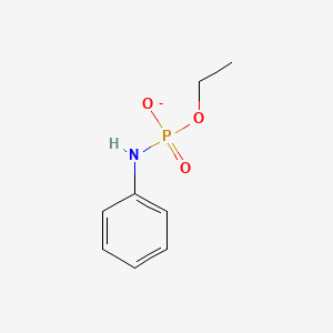 molecular formula C8H11NO3P- B14498083 Anilino(ethoxy)phosphinate CAS No. 63542-04-1