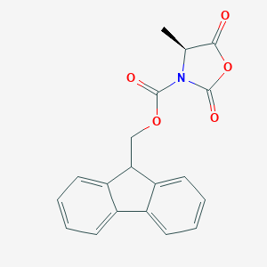 molecular formula C19H15NO5 B144981 Fmoc-ala-N-carboxyanhydride CAS No. 125814-20-2