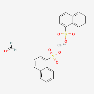 molecular formula C21H16CaO7S2 B14498101 Calcium;formaldehyde;naphthalene-1-sulfonate CAS No. 65045-71-8